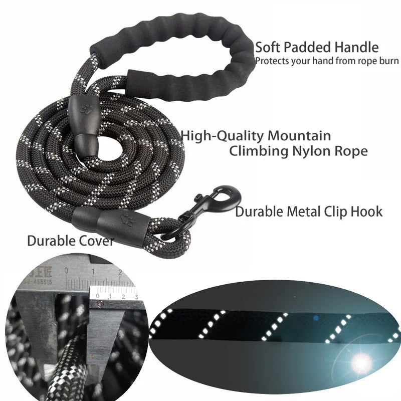 1.5M/2M/3M Lesă premium universala pentru câini pâna la 70 KG, diferite culori